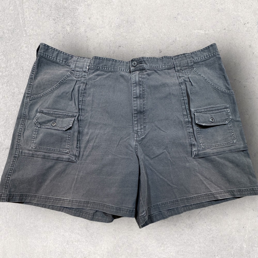Cabela's‎ Cargo Shorts Men's 52 Blue Gray Cotton Stretch Outdoor Utility